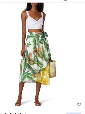 Azalea Forest Midi Skirt by FARM Rio